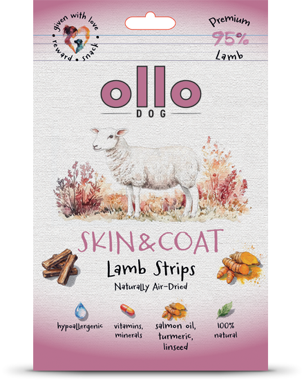 OLLO AIR SKIN & COAT LAMB STRIPS 80G
