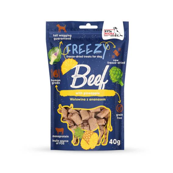 FREEZY WOŁOWINA Z ANANASEM I KARCZOCHEM 40G 