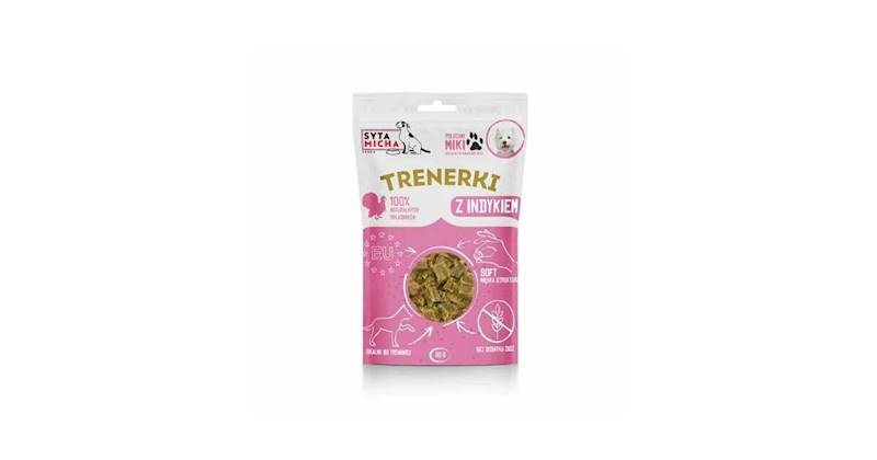 SYTA MICHA TRENERKI Z INDYKA 80G
