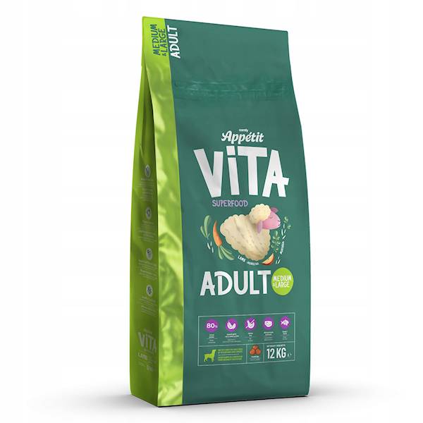 APPETIT VITA LAMB L/M DOG 12KG
