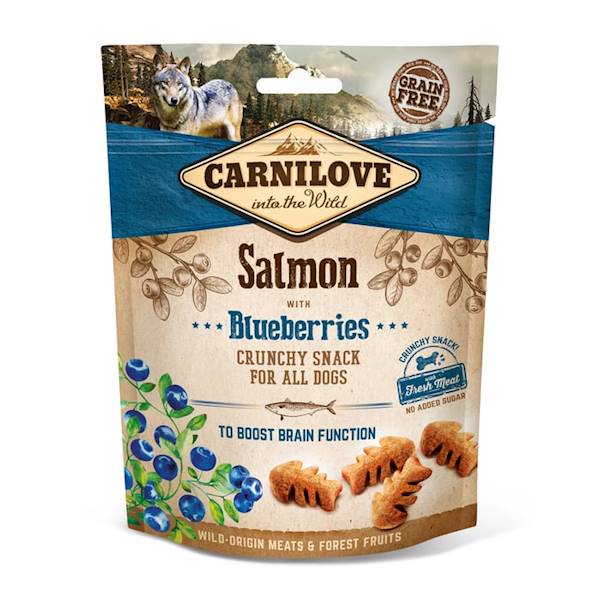 CARNILOVE SNACK SALMON WITH BLUEBERRIES