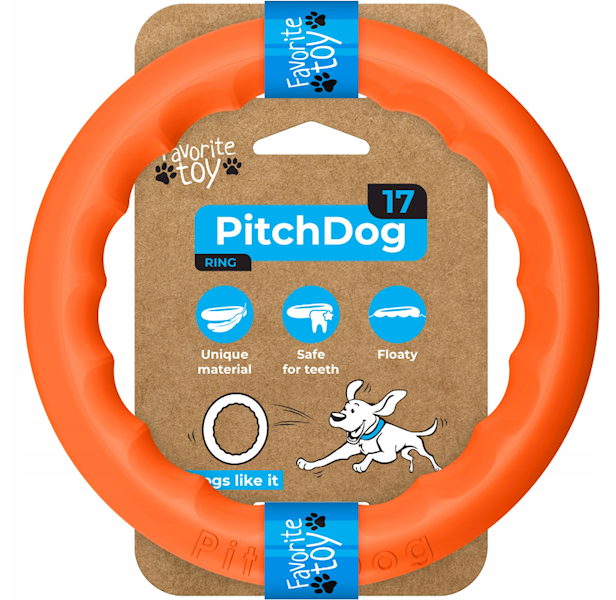 PITCHDOG 17 PIERŚCIEŃ DO APORTOWANIA POMARAŃCZOWY