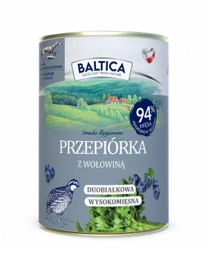 BALTICA PRZEPIÓRKA Z WOŁOWINĄ 400G 