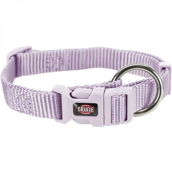TRIXIE Premium obroża dla psa S jasny liliowy 25–40 cm/15 mm