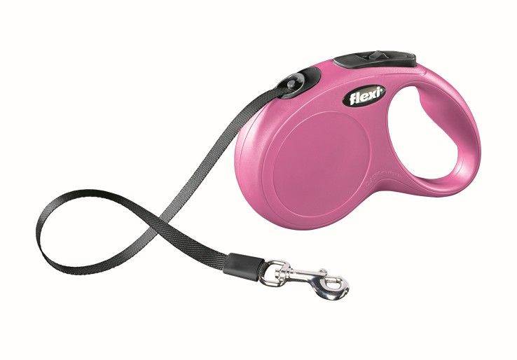 FLEXI NEW CLASSIC 5M TAŚMA M RÓŻOWA