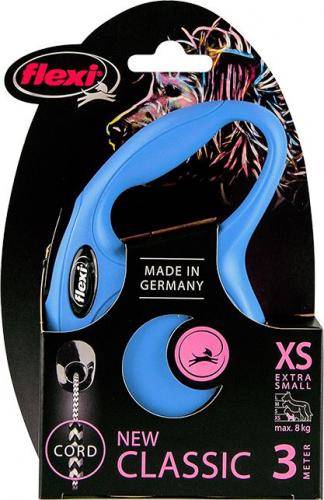 FLEXI NEW CLASSIC LINKA XS, 3M NIEBIESKA