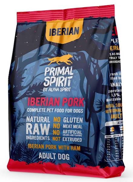 PRIMAL SPIRIT IBERIAN PORK 1KG PIES SUCHA 