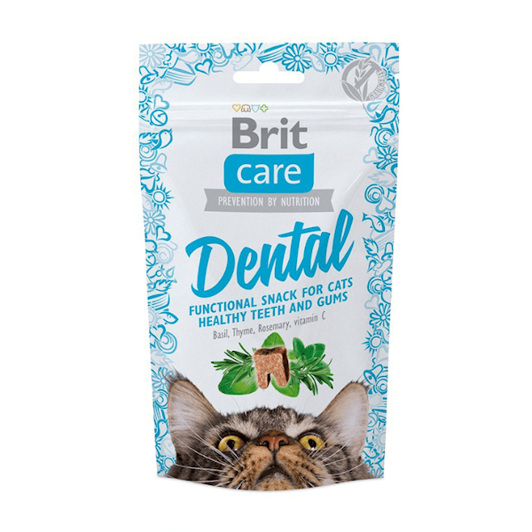 BRIT CARE CAT SNACK DENTAL 50G