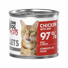 JOHN DOG CATS FILETY KUR/WOŁ 140G