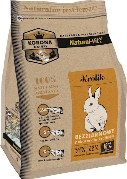 KORONA NATURY KARMA KRÓLIK 750G