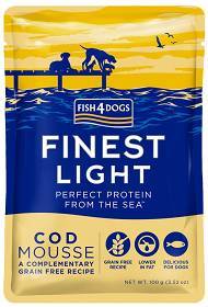 F4D FINEST LIGHT COD MOUSSE 4DOGS 100G