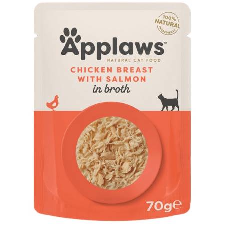 APPLAWS KURCZAK Z ŁOSOSIEM 70G