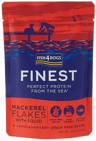 F4D FINEST MACKEREL FLAKES WITH SQUID 4DOGS 100G