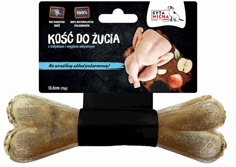 SYTA MICHA KOŚĆ NA DELIKATNY BRZUCH 13,5CM