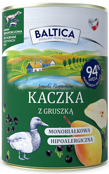 BALTICA KACZKA Z GRUSZKĄ 400G 