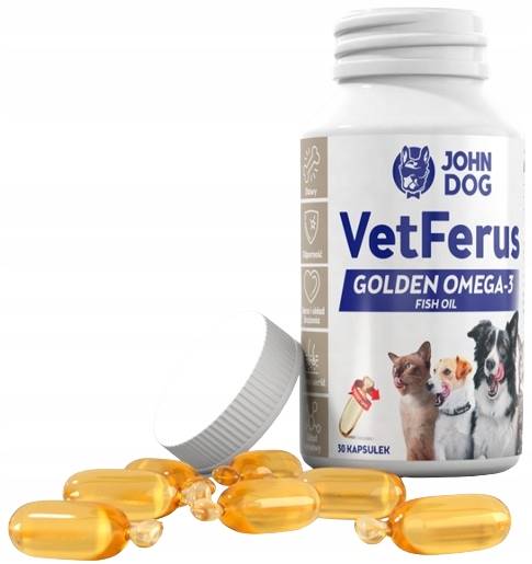 JOHN DOG GOLDEN OMEGA-3 30 KAPS.