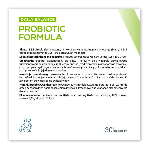 VET EXPERT PROBIOTIC FORMULA 30SZT.