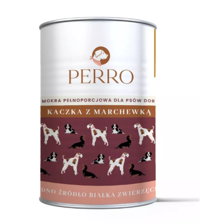 PERRO KACZKA Z MARCHEWKĄ 400G