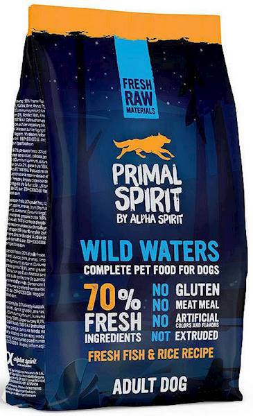 PRIMAL SPIRIT WILD WATERS 1KG PIES SUCHA 