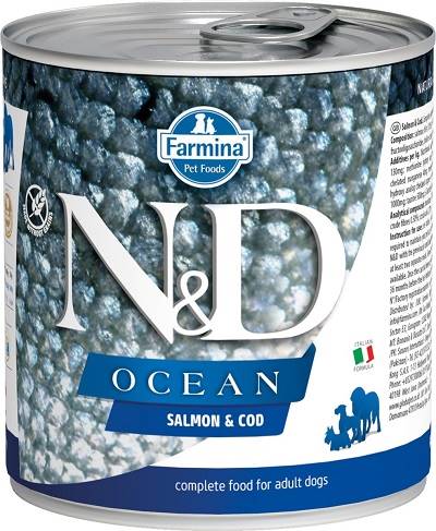 N&D DOG OCEAN SALMON & CODFISH 285G