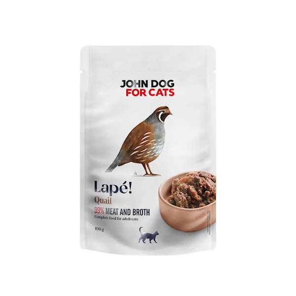 JOHN DOG LAPE PRZEPIÓRKA SASZETKA DLA KOTA 100G