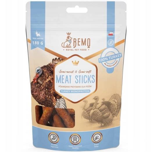 BEMO MEAT STICK INDYK 180G