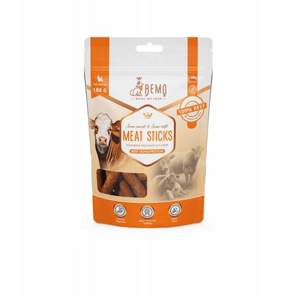BEMO MEAT STICK WOŁOWINA 180G