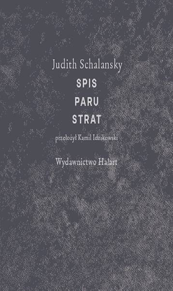 Spis paru strat Judith Schlansky