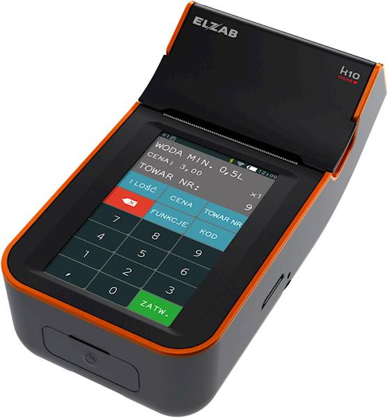 Kasa fiskalna EZLAB K10 online BT/WiFi czarny/pom