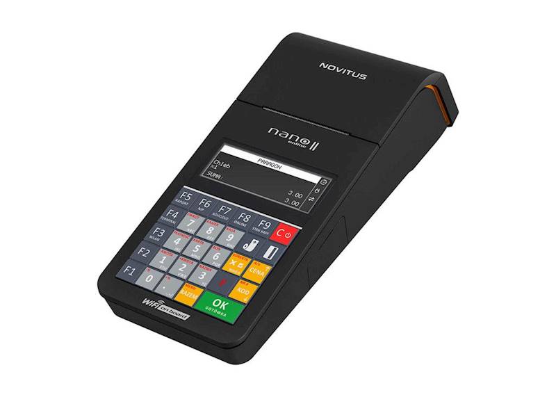 Kasa fiskalna NOVITUS NANO II  ONLINE czarny