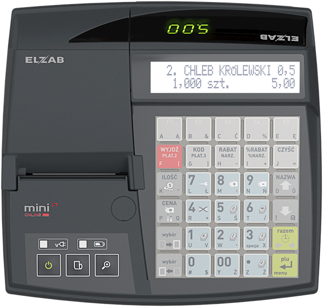 Kasa ELZAB Mini LT online BT/WiFi graf