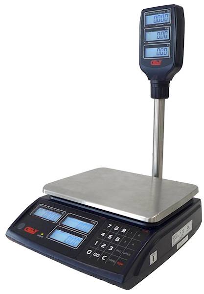 WAGA PI-100T 6/15kg akum RS232 /CELY 24/