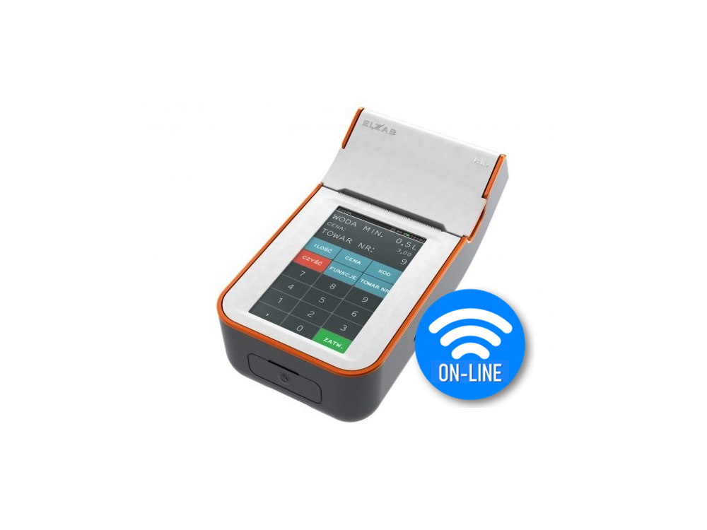 Pakiet fiskalny ELZAB k10 BT/WiFi B/P + Terminal PIN PAD PAYTEL 36 miesięcy PB