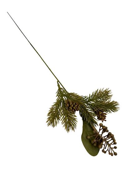 Dodatek z szyszkami 42 cm żółty