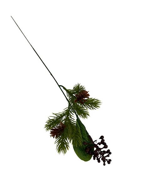 Dodatek z szyszkami 42 cm brązowy