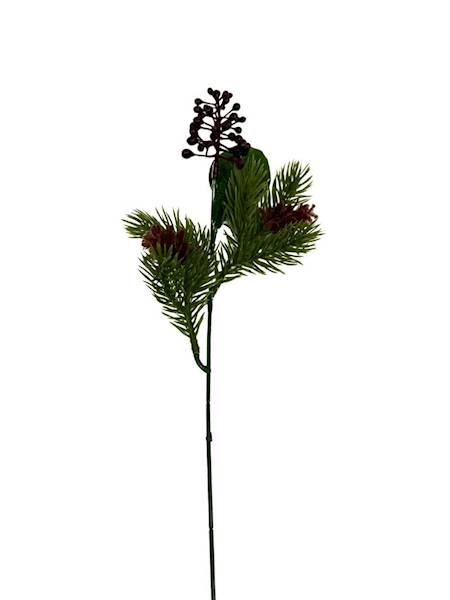 Dodatek z szyszkami 42 cm brązowy