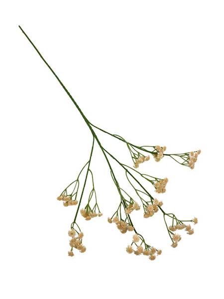 Gipsówka gałązka 62 cm beż