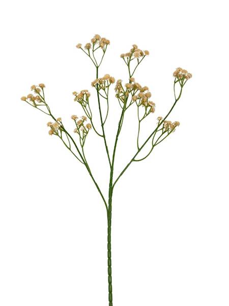 Gipsówka gałązka 62 cm beż