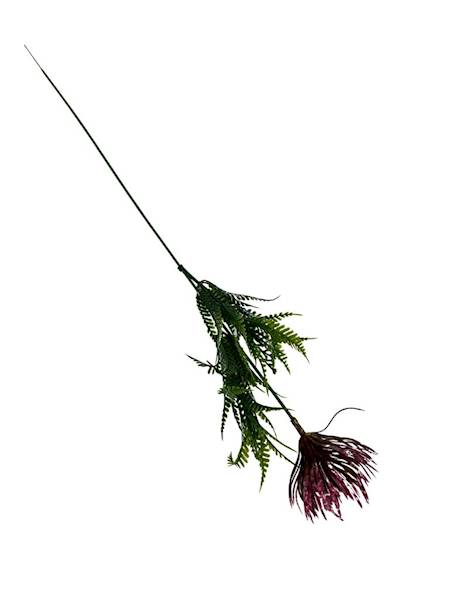 Dodatek czosnek gałązka 47 cm ciemny róż