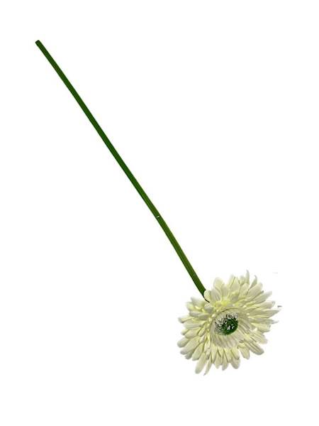 Gerbera gałązka 49 cm kremowa