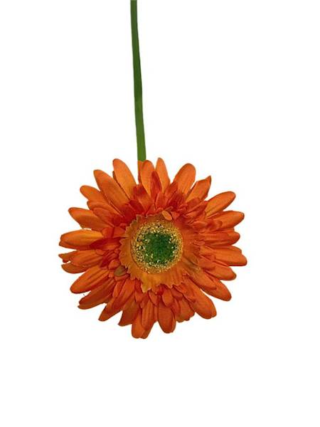 Gerbera gałązka 49 cm pomarańczowa