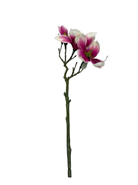 Magnolia gałązka 40 cm różowy