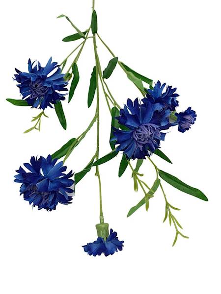 Chaber gałązka 74 cm ciemno niebieski