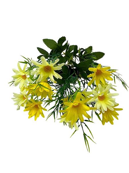 Bukiet rumianków 35 cm żółty