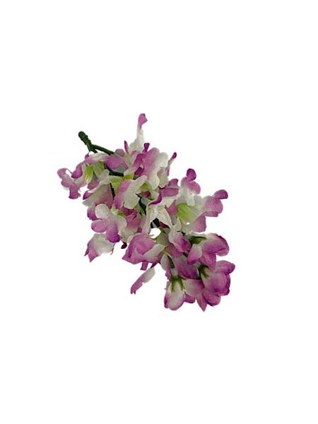 Bez główka 14 cm biało różowy