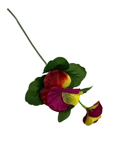 Bratek gałązka 30 cm czerwony/żółty/róż