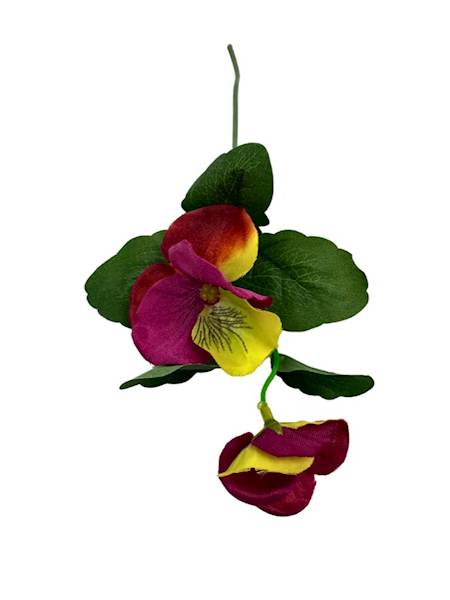 Bratek gałązka 30 cm czerwony/żółty/róż