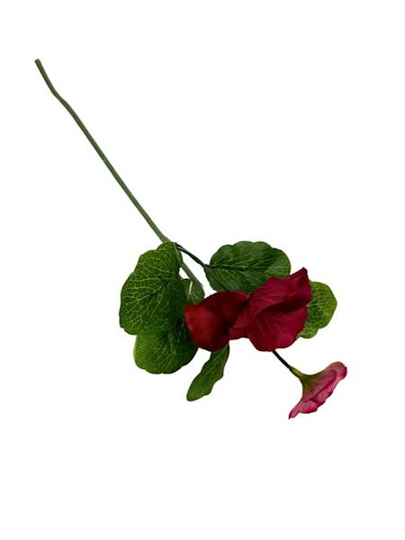 Bratek gałązka 30 cm czerwono różowy