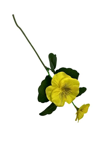 Bratek gałązka 30 cm żółty