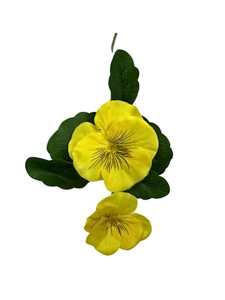 Bratek gałązka 30 cm żółty